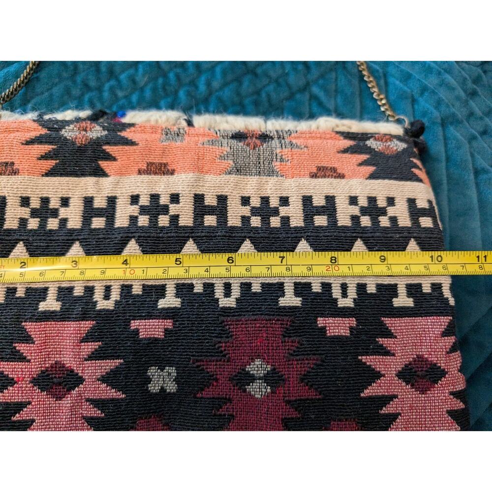 Lovestitch Rectangular Woven Aztec Print Boho Hip… - image 6